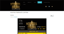 Desktop Screenshot of mostraanimal.com.br